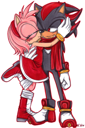 Sonic El Erizo Fondo De Pantalla Possibly Containing - Shadow The Hedgehog And Amy (333x500)