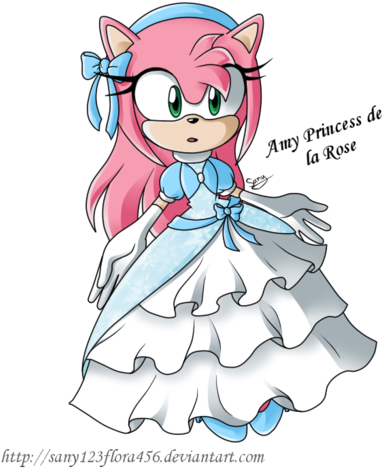 Amelia Rose - Amy Rose In A Dress (400x503)