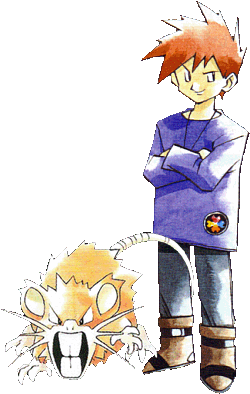 Your Rival's Raticate Really Died - Red And Blue Pokemon Sumo (313x410)