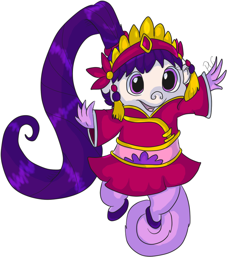 Art Trade With Galaxyghosty From Deviantart She's A - Illustration (750x871)