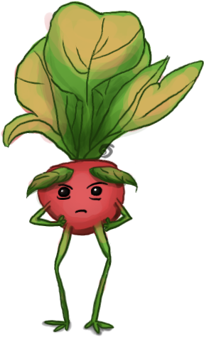 Radish Carrot Clip Art - Cartoon (400x600)