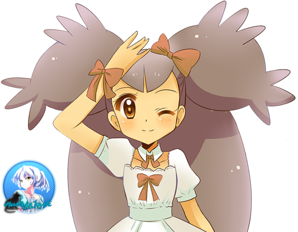 Touko/hilda/white Pokemon Black And White Render 2 - Pokemon Iris Render (600x460)