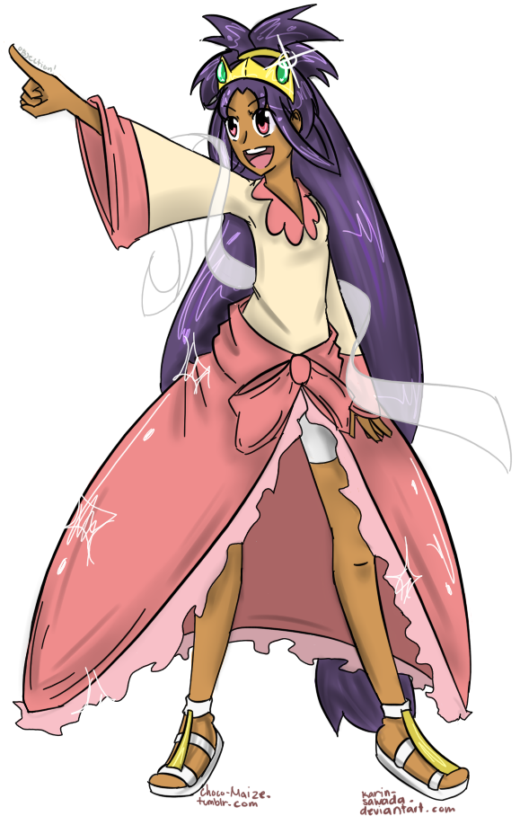 Pheonixmaster1 52 2 Champion Iris By Karin-sawada - Cartoon (700x1000)