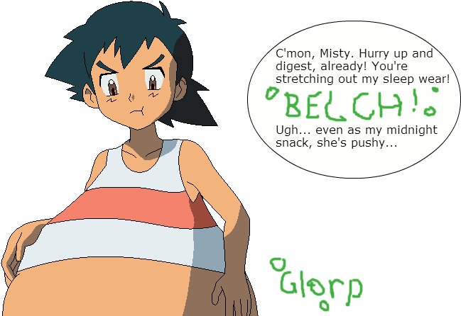 Ravenous Pokemon Master 2 Aquatic Boogaloo By Otaku - Pokemon Iris Eats Ash (800x450)