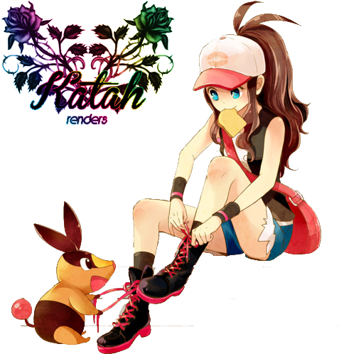 Render Pokemon Iris Images - Manga (500x559)
