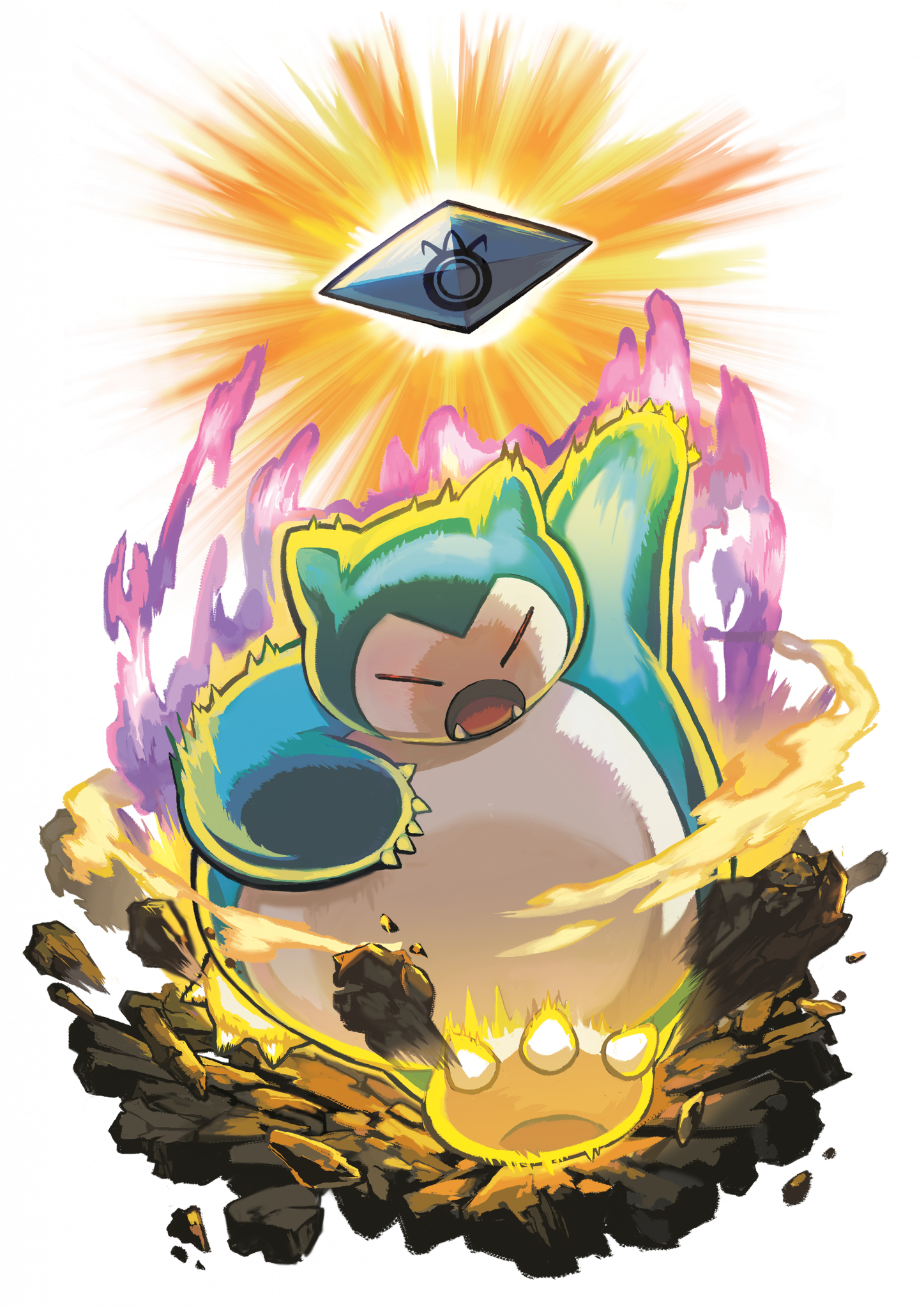 Evolved Form Of Rattata - Snorlax Sun And Moon (1447x2048)