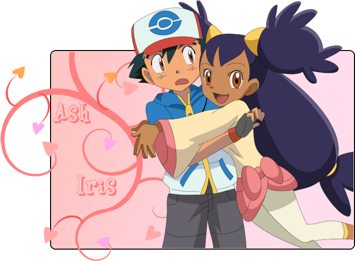 Ash Iris By Kawaiipikachu12-d4 - Ash Ketchum (800x600)