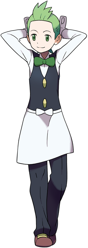 Cilan - Pokemon Grass Type Gym Leaders (354x1000)