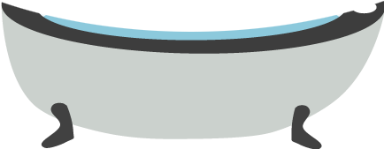 And There Are Over 1,000,000,000 Earthlings Who Still - Bathtub (433x438)