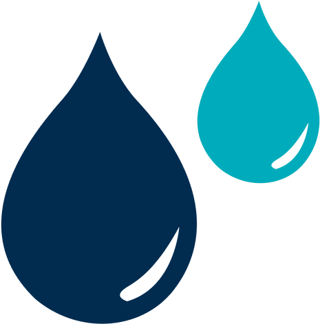 Blue Water Drops Icon Transparent Png - Blue Water Drop Icon (512x512)