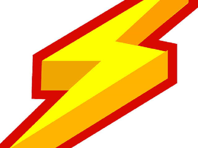 Lightening Clipart Sideways - Lightning Icon (640x480)