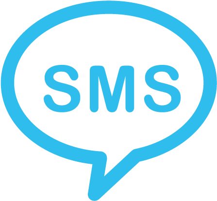 Text Message Icon Blue (469x468)