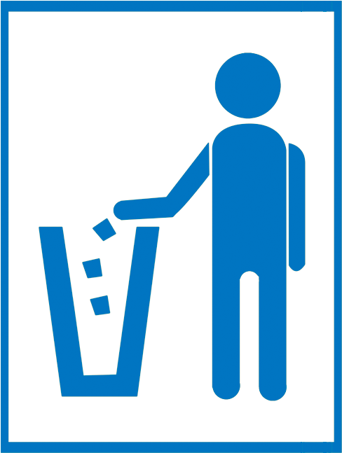 Garbage Logo,do Not Throw Rubbish Pictures - Do Not Throw Garbage Logo (567x709)