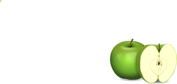 This Free Clip Arts Design Of Apples Png - Custom Green Apples Shower Curtain (600x285)