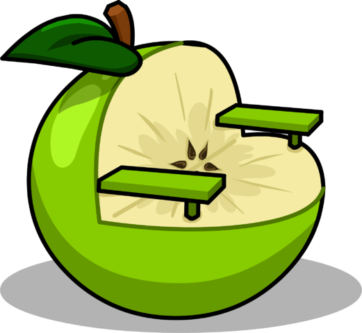 Sour Apple Chair Sprite 002 - Sour Apple Chair Sprite 002 (521x480)