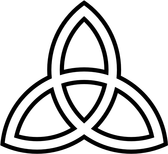 John Wesley, The Trinity, And The Creeds - Trinity Knot Celtic (600x527)