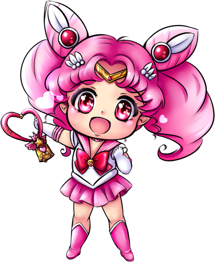 Chibi Moon By Frills Of Justice - Chibi (790x1011)