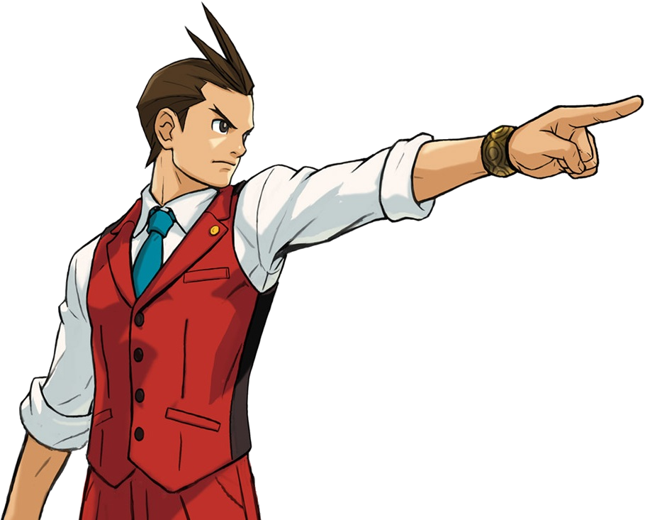 Ace Attorney Clipart Objection - Apollo Justice: Ace Attorney - (910x733) P...
