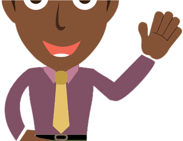 Africa Clipart African Boy - Man Hello Png (640x480)