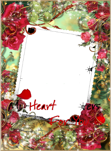 Flower Frame Hd - Beautiful Happy Birthday Frames (360x490)