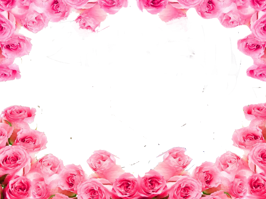 Free Pink Rose Frame - Fondos Rosa Para Texto (900x675)