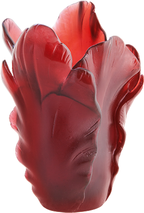 Red Small Tulip Vase - Red Small Tulip Vase (449x674)