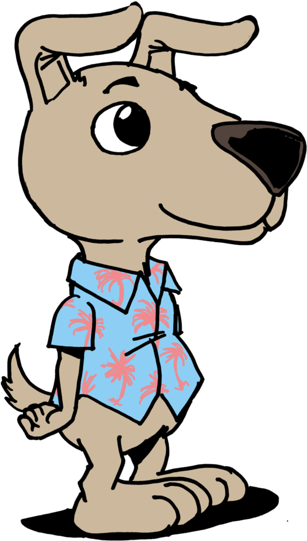 Hawaiian Shirt Dog By Shabazik - Aloha Shirt (725x1103)