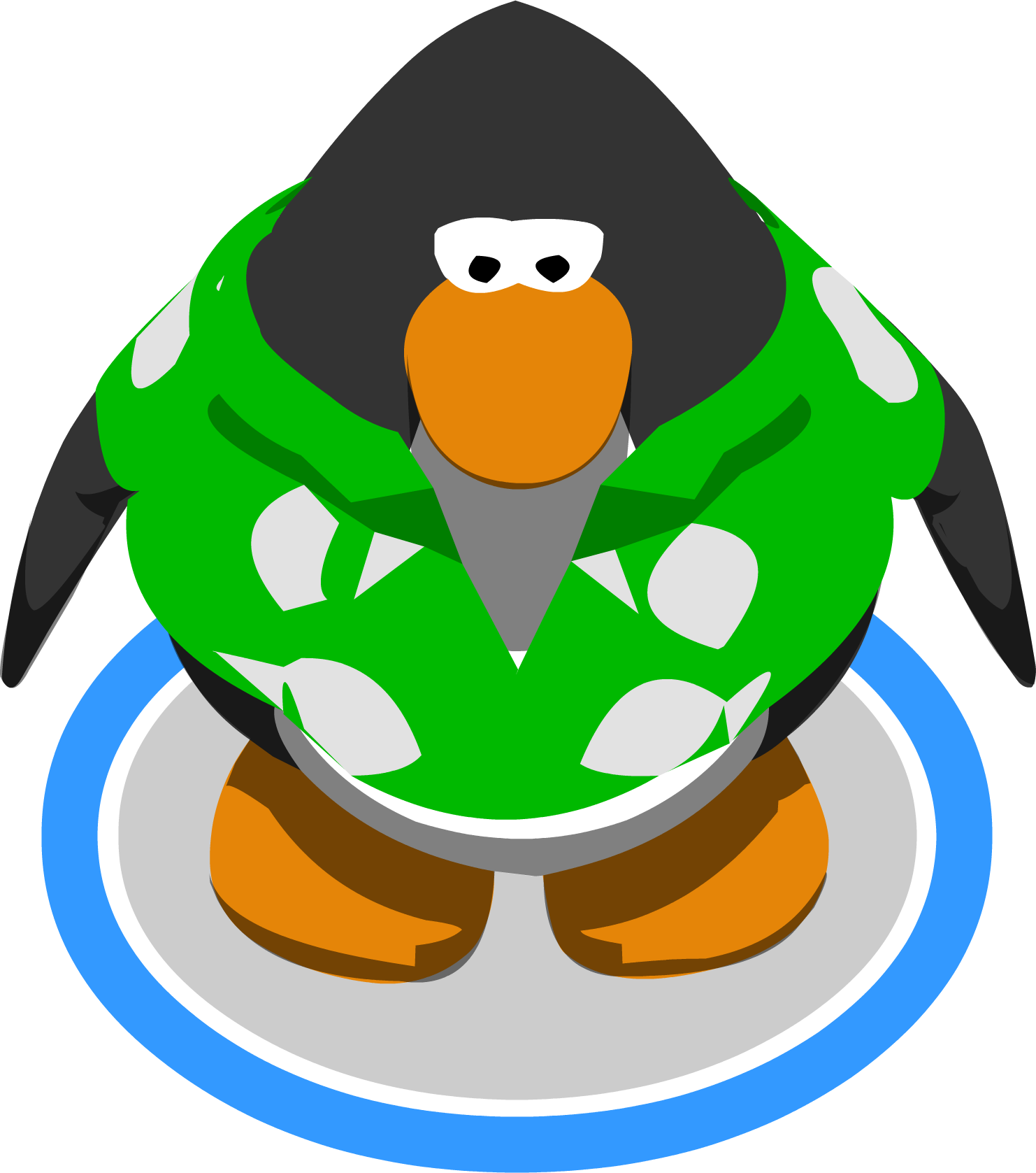 Hawaiian Shirt In-game - Pink Club Penguin (1482x1677)