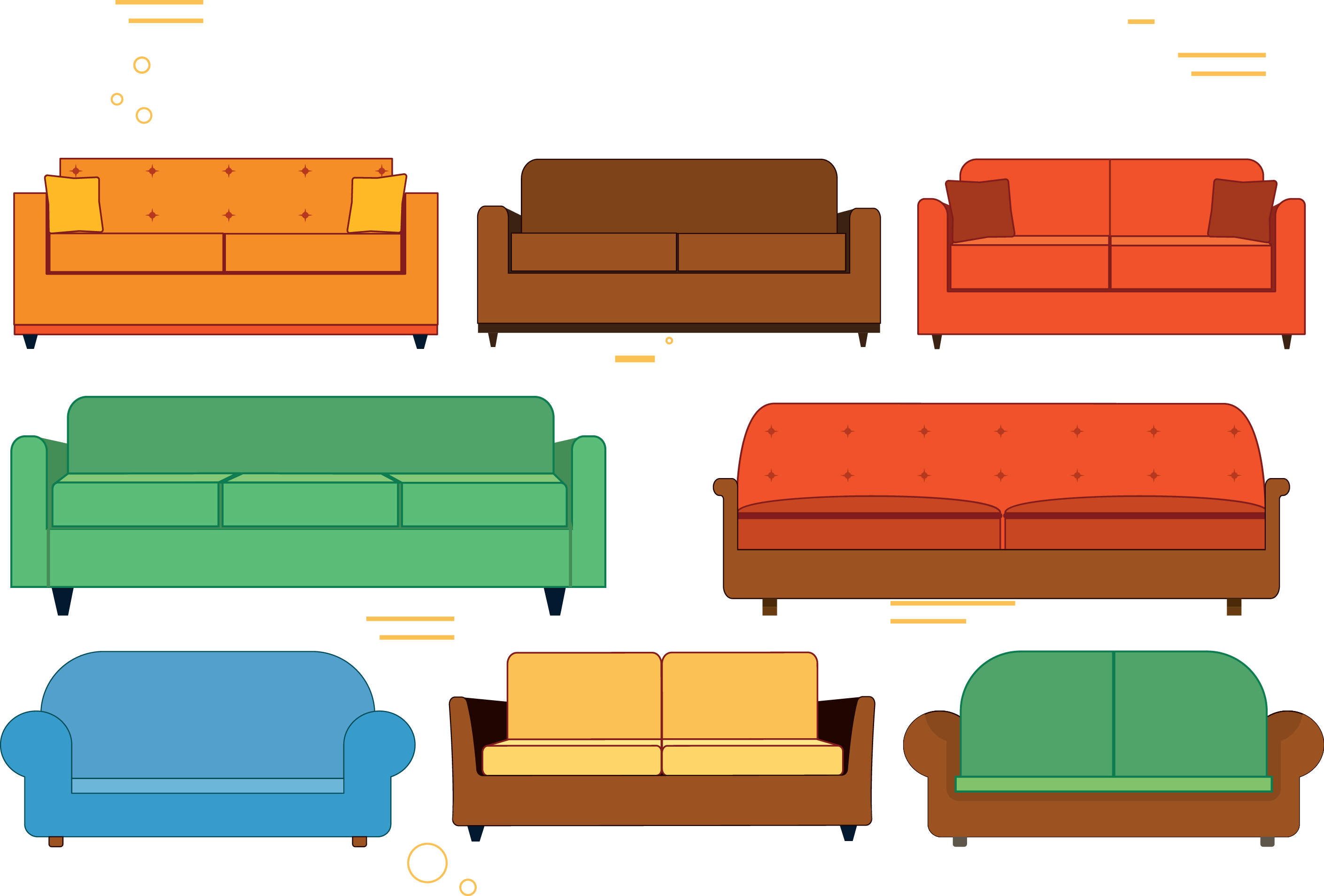 Couch Software Euclidean Vector - Couch (2819x1908)