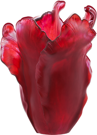 Red Large Tulip Vase 99 Ex - Red Large Tulip Vase 99 Ex (449x674)