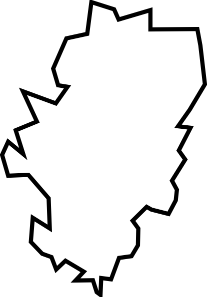 This Free Clip Arts Design Of Outline Of Aragon - Outline Of Barcelona Map Png (414x595)