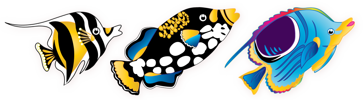Calilasseia 2 7 Tropical Vector Fish By Hollywood714 - Calilasseia 2 7 Tropical Vector Fish By Hollywood714 (1268x351)