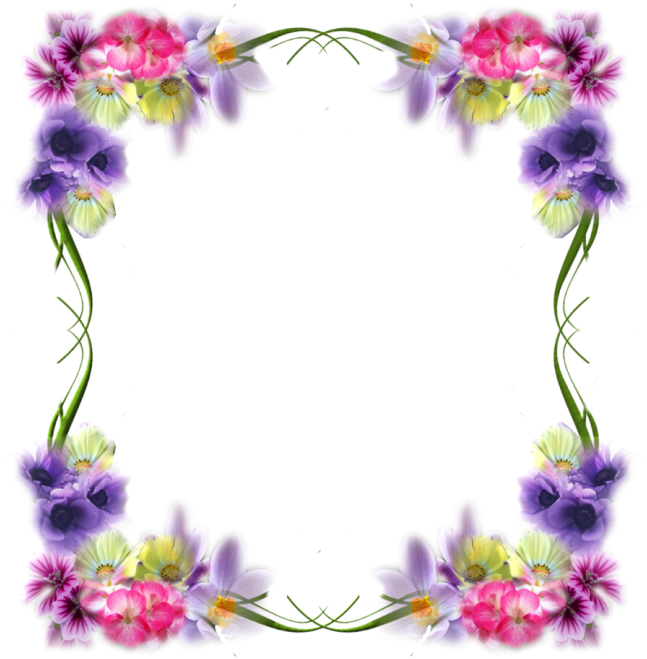 Cadre Photo Fleur Mauve (650x669)