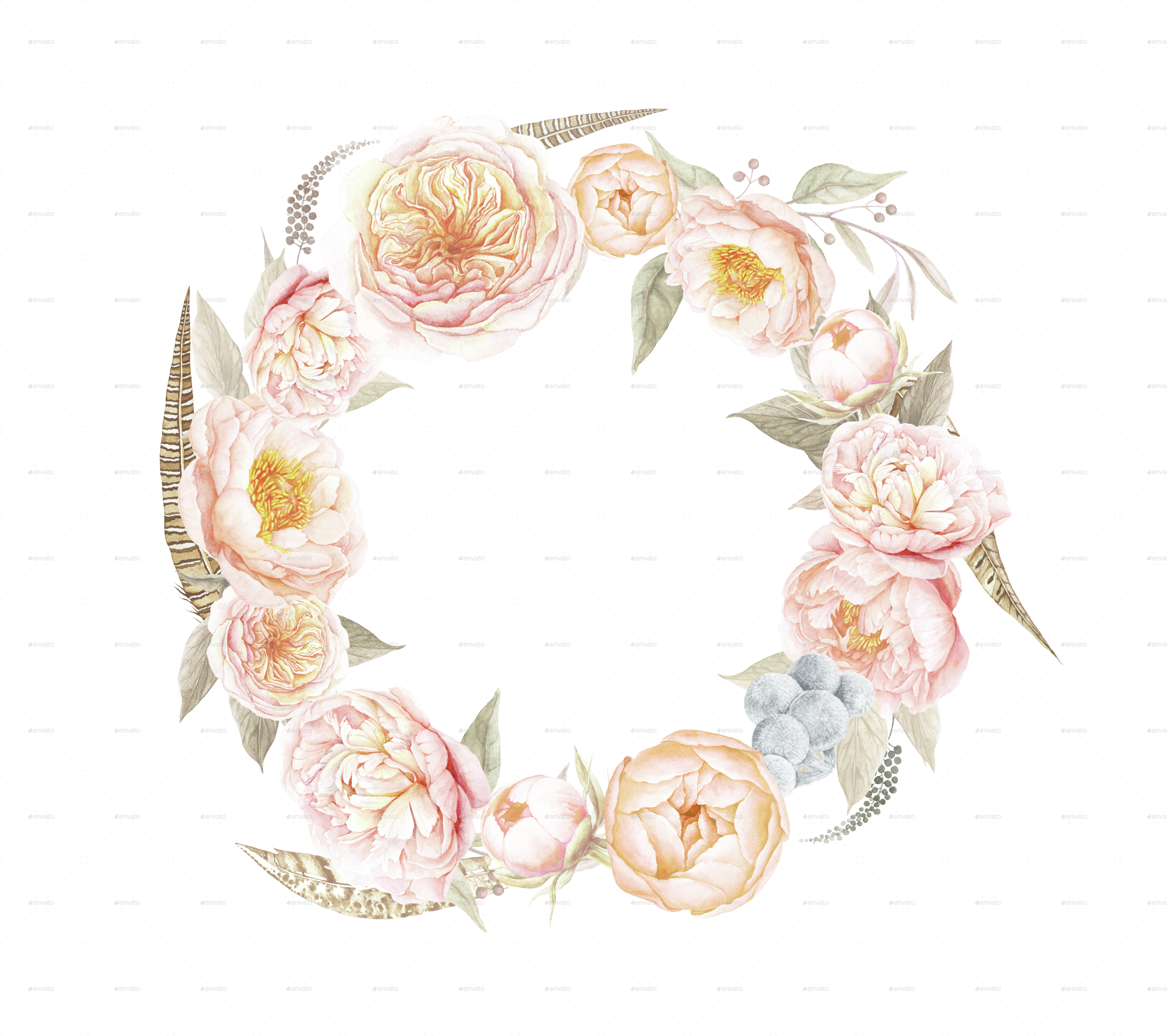 Vintage Flower Corner For Kids - Vintage Flower Wreath Png (4072x3616)