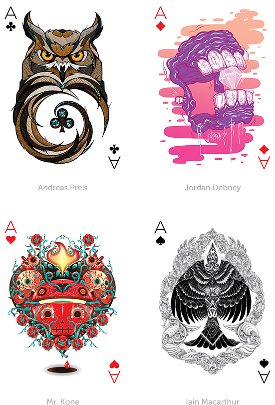 Illustrated Card Deck - Card Deck Illustration (600x836)