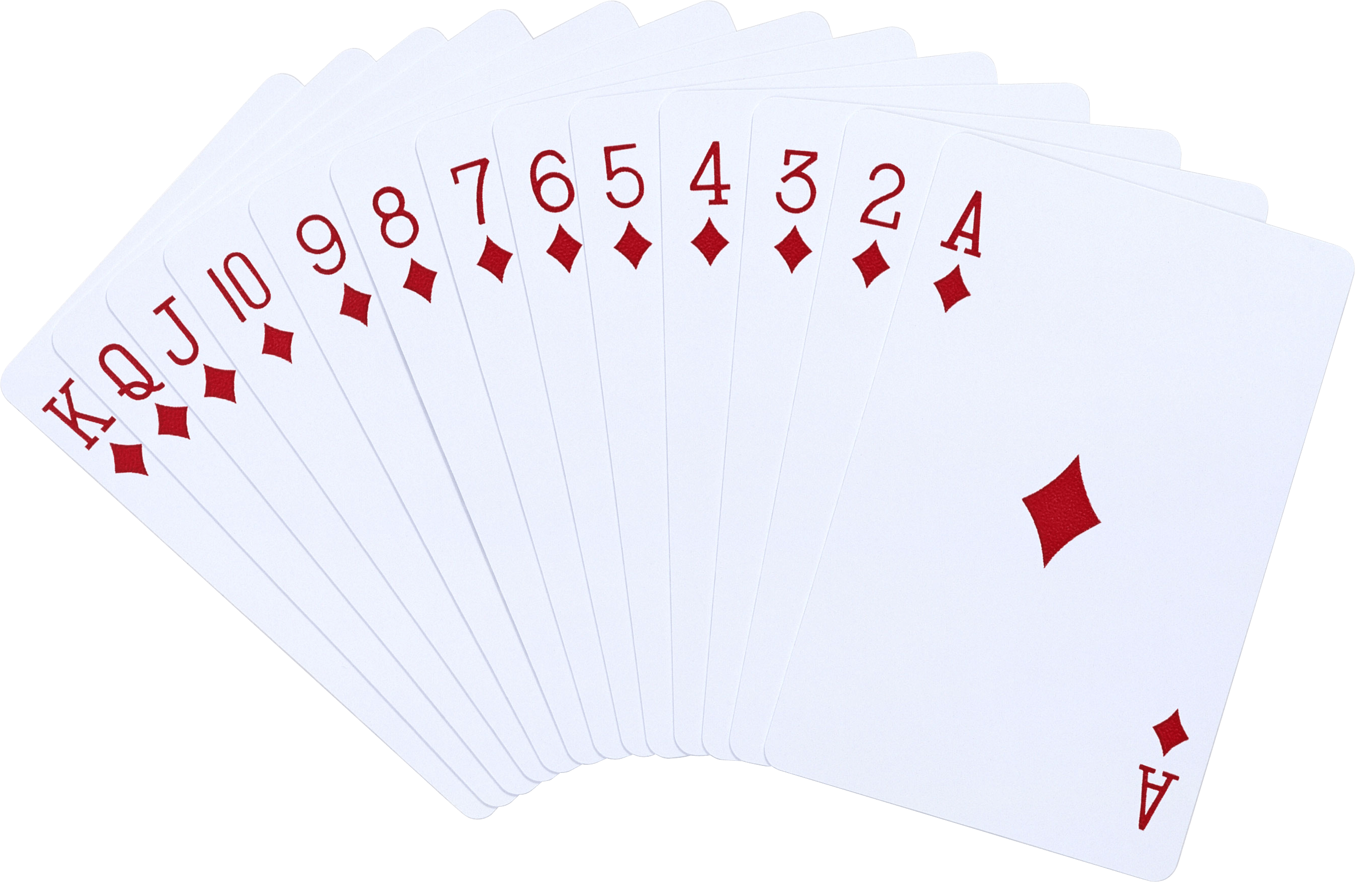All Diamonds Cards - Playing Cards Png (2682x1746)