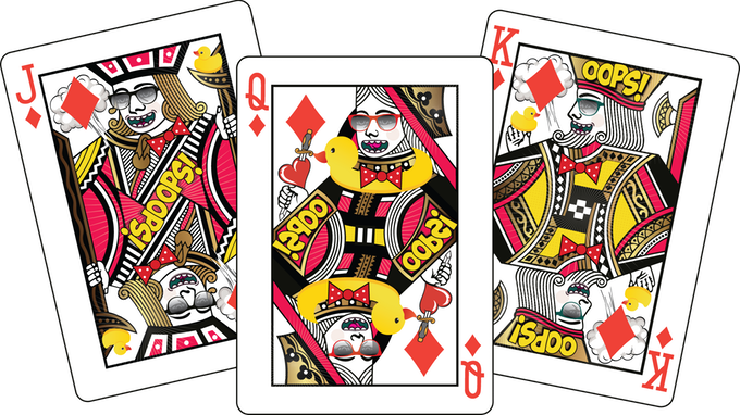 The Court Cards Are Also A Funny Explosion, With Absurd - 2016 Fashion Womens/mens Poker King Of Diamonds 3d (680x382)