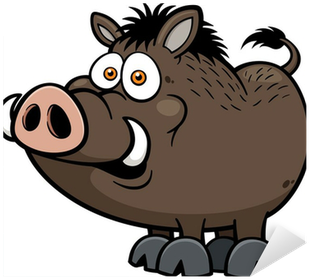 Cartoon Wild Boar (400x400)