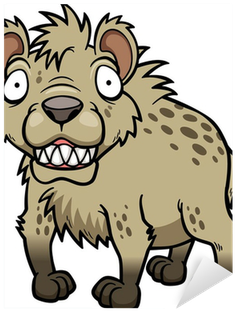 Vector Illustration Of Cartoon Hyena Sticker • Pixers® - Hyena Cartoon (400x400)