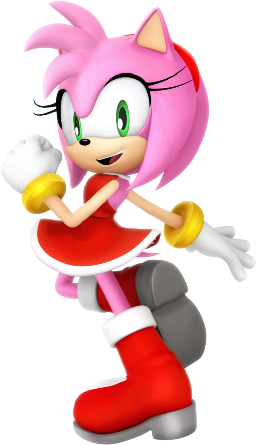 Amy Rose 2018 Legacy Render By Nibroc-rock - Cartoon (894x894)