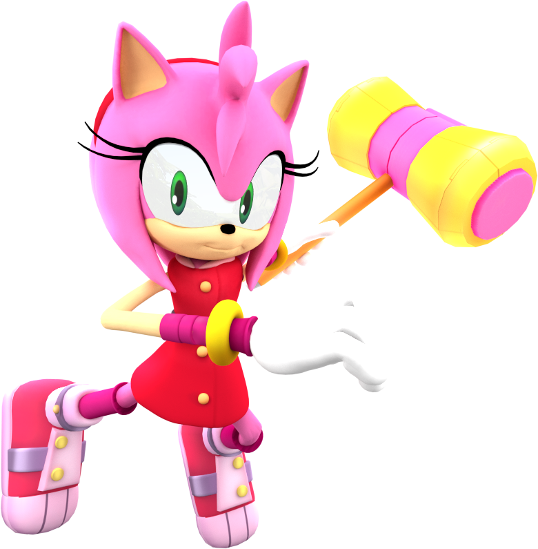 New Amy Render By Nibroc-rock - Sonic Boom (815x812)