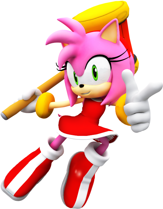 Amy Rose New Render By Nibroc-rock - Nibroc Rock Amy Rose (700x700)