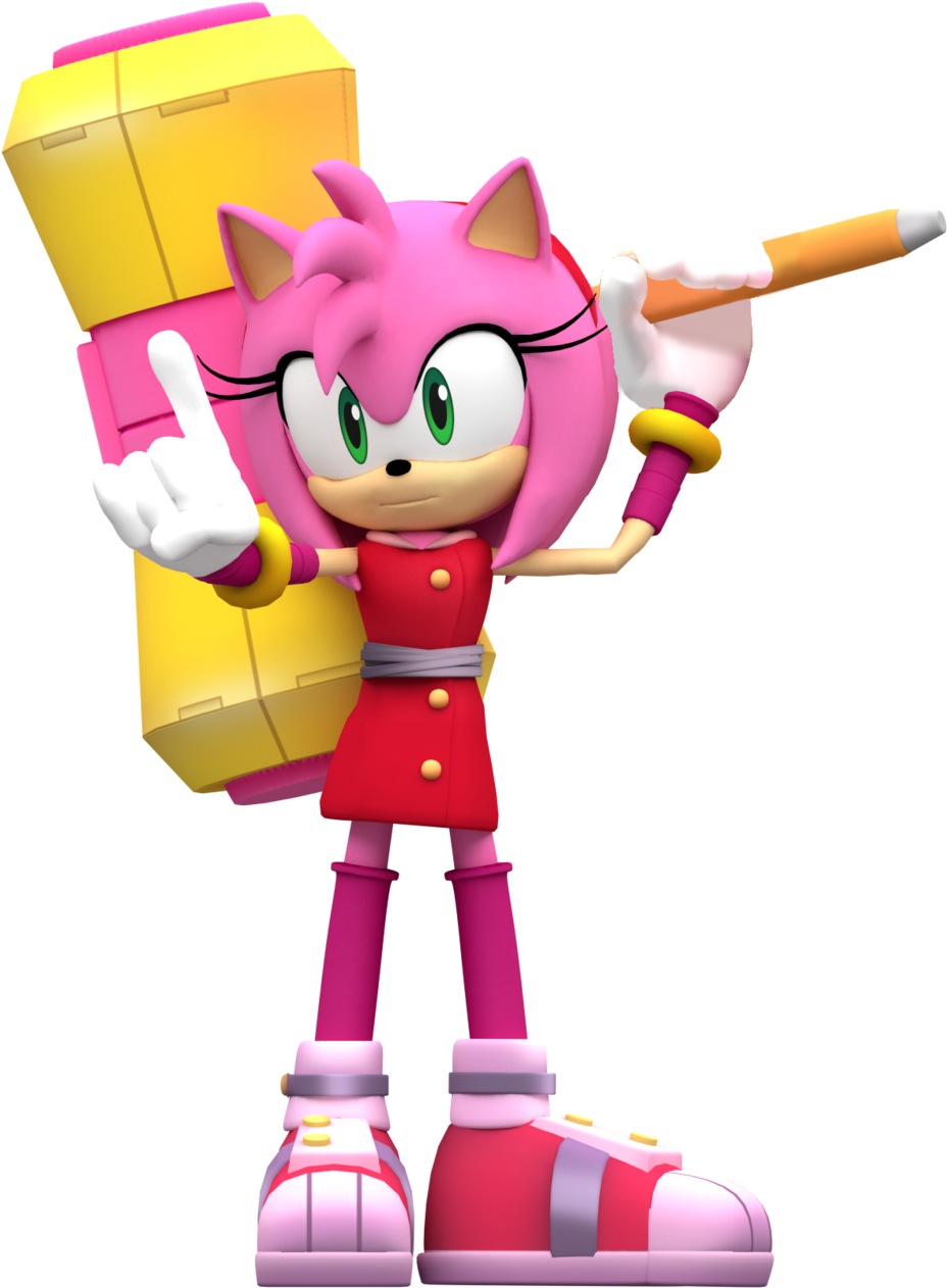 Sonic Boom Render By Nibrocrock - Amy Rose (1024x1322)