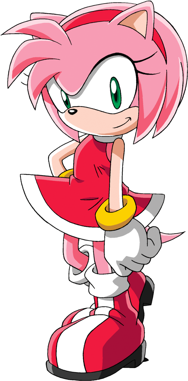 The Infinately Scaleable Amy Rose By Rosyfan12 - Amy From Sonic X (639x1251)