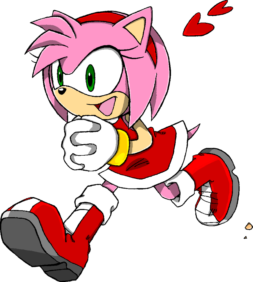 Amy Rose Sonic Channel 2008 By Cheril59 - Amy Rose Sonic Channel (846x944)