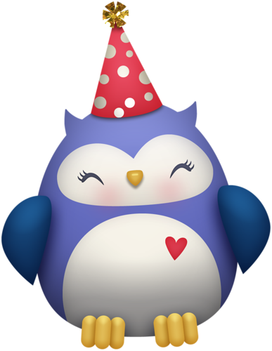 Resultado De Imagen Para Owl Birthday Clip Art - Birthday (387x500)