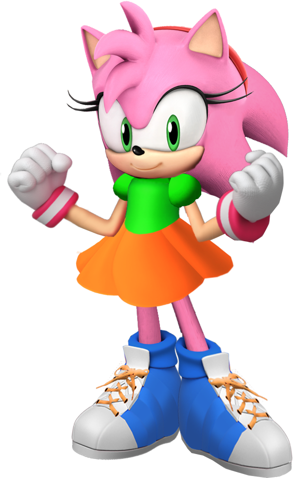 Classic Amy - Amy Rose Sonic Cd (680x1020)
