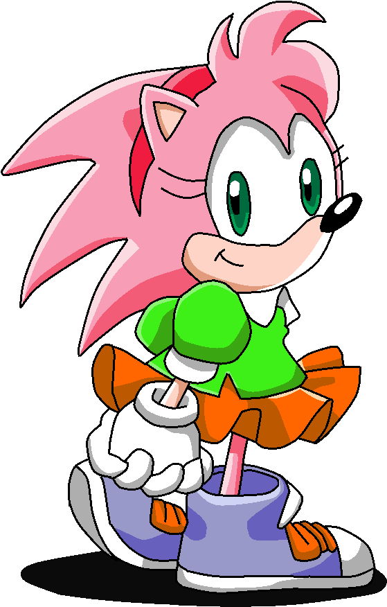 Sonic Cd Amy Rose Segasonic The Hedgehog Sonic Generations - Classic Amy Sonic X (649x964)