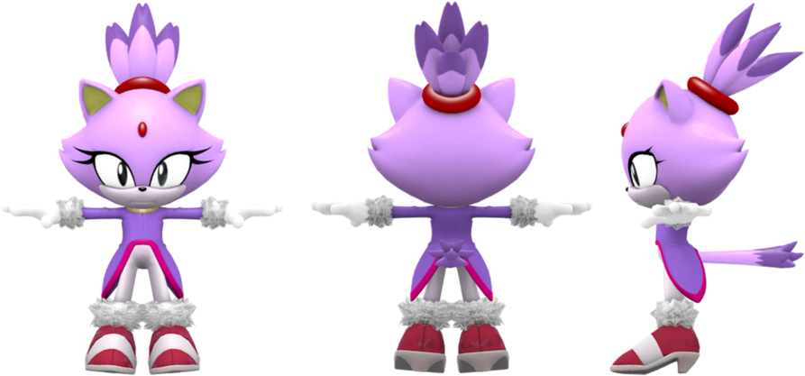 Classic Blaze By Sherm-ex - Classic Blaze The Cat (900x450)