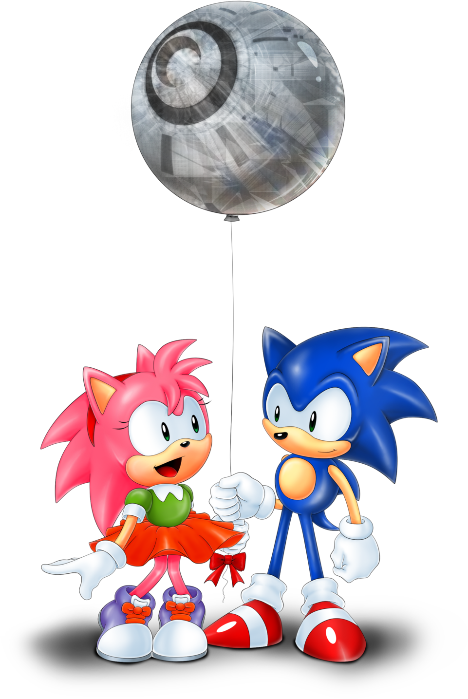 Classic Amy Rose Bit Of Classic Amy Lurve Classic Amy - Little Planet Sonic Cd (1280x1656)